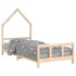 Estructura de cama infantil madera maciza de pino 90x190