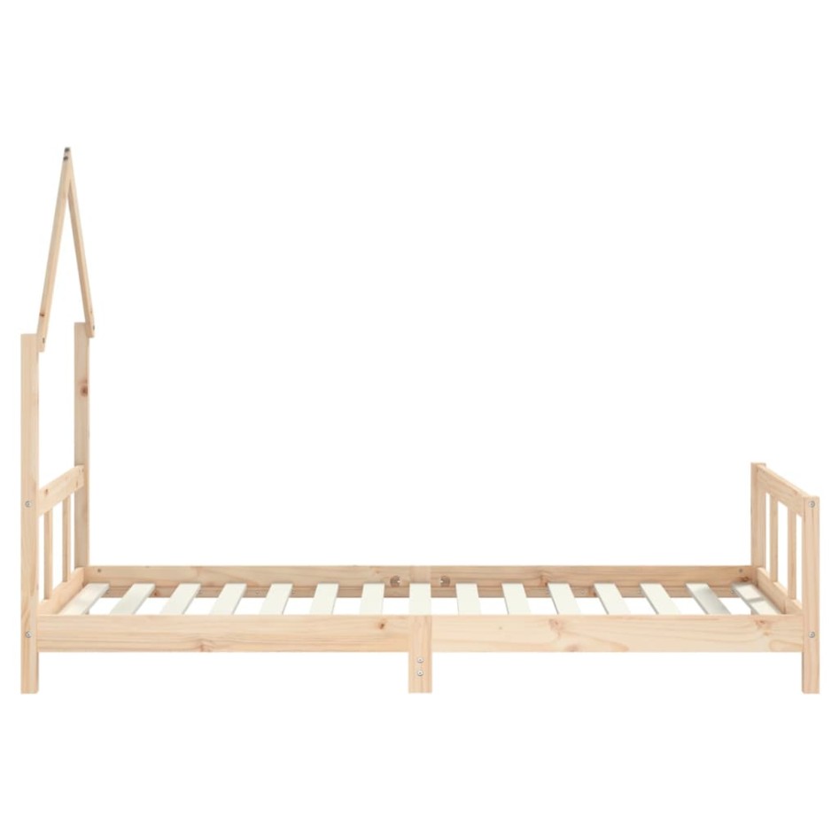 Estructura de cama infantil madera maciza de pino 90x190