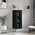 Armario de pared negro 34,5x34x90