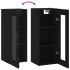 Armario de pared negro 34,5x34x90