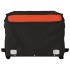 Remolque para bicicleta hierro negro y naranja 45