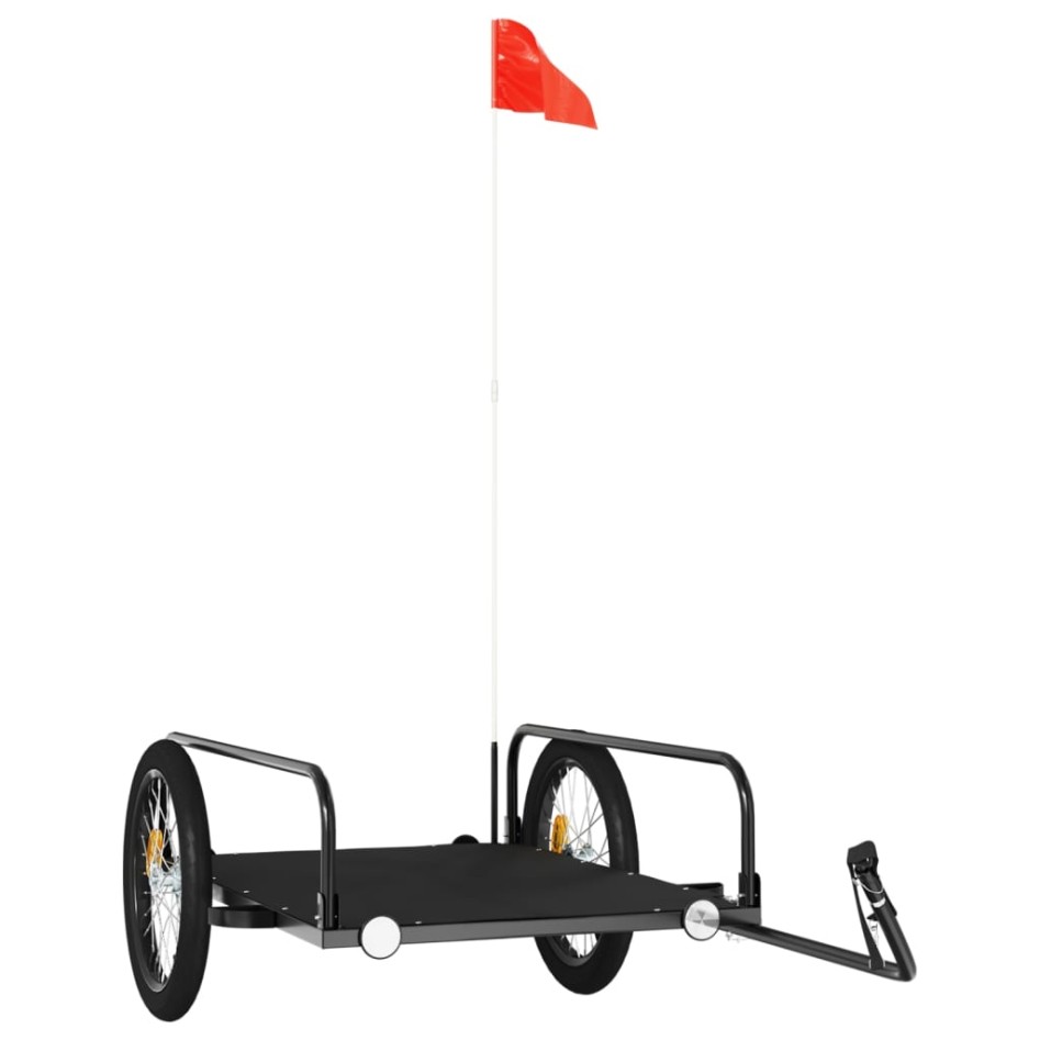 Remolque para bicicletas hierro negro 135x70x37