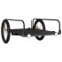 Remolque para bicicletas hierro negro 135x70x37