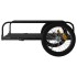 Remolque para bicicletas hierro negro 135x70x37