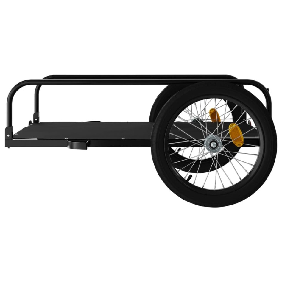 Remolque para bicicletas hierro negro 135x70x37