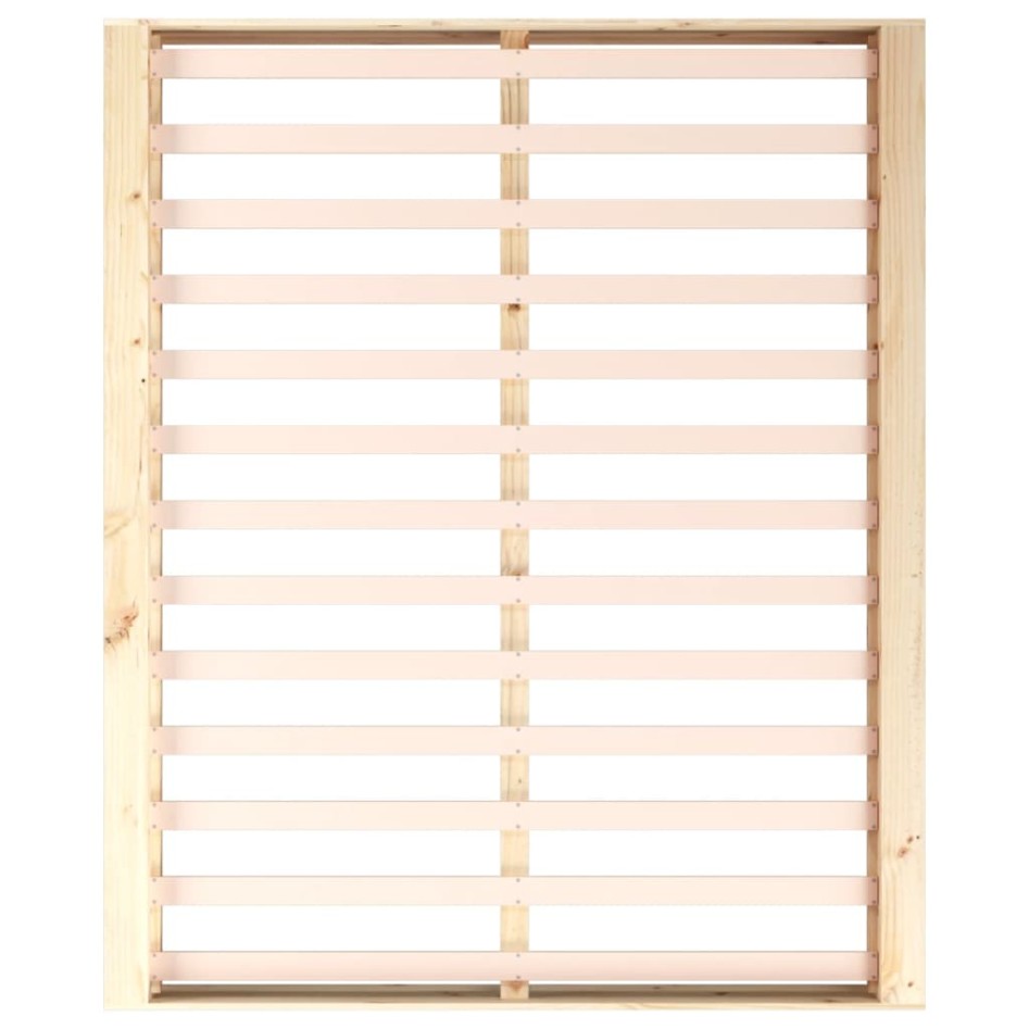 Estructura de cama de madera maciza super king 180x200