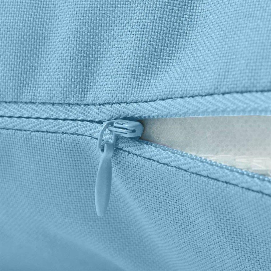 Cojines para exteriores 45x45 cm azul claro 4