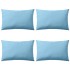 Cojines para exteriores 60x40 cm azul claro 4