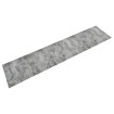 Alfombra de cocina lavable terciopelo aspecto hormigón 60x300cm