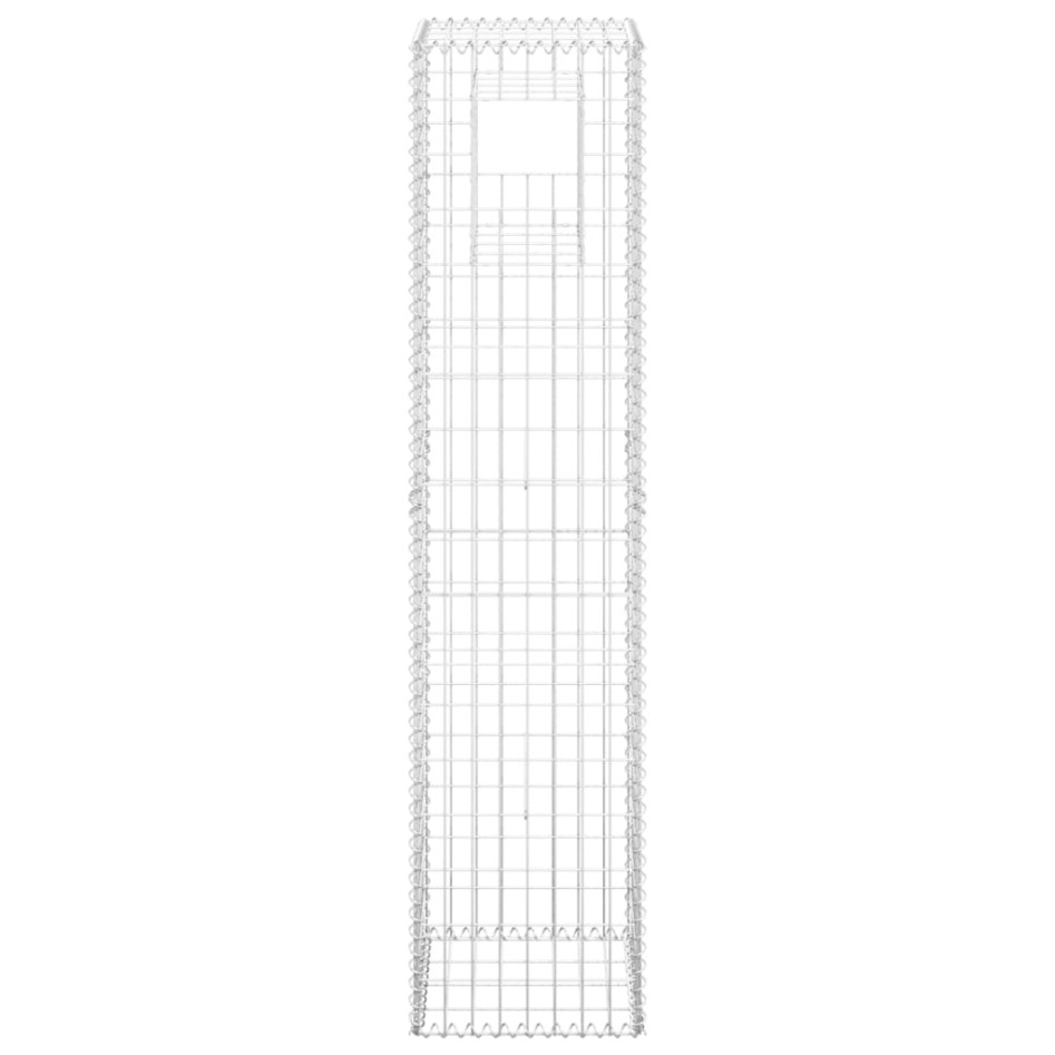 Cesta poste de gaviones de hierro 40x40x180