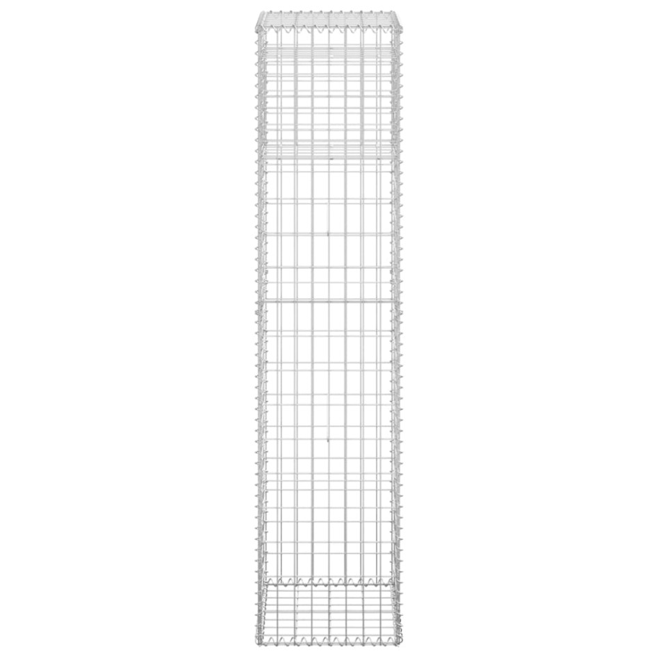 Cesta poste de gaviones de hierro 40x40x180