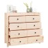 Armario auxiliar de madera maciza de pino 100x40x90