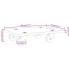 Soportes con ruedas 2 uds rectangular 80x55x11,5