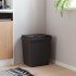 Cubo de basura doble gris antracita 2x25
