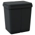 Cubo de basura doble gris antracita 2x25