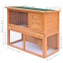 Casa de animales pequeños jaula conejera 1 puerta