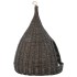 Casa para gatos con cojín forma tipi sauce natural gris