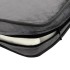 Sofá para perros felpa y cuero sintético gris 81x43x31