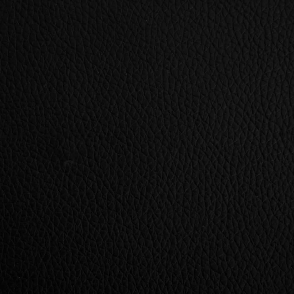 Cama para perros de cuero sintético negra 70x45x30