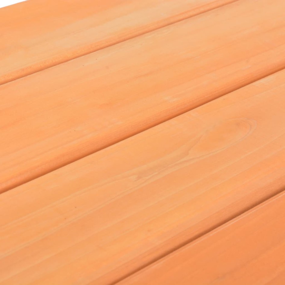 Mesa de pícnic para niños con bancos madera abeto 89x79x50