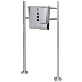 Buzón con soporte de acero