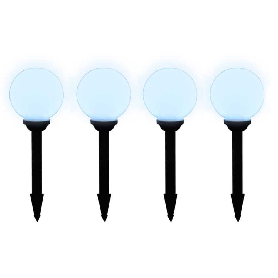 Lámparas de jardín para camino 8 uds con pica de tierra 15