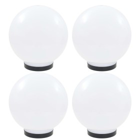 Lámparas de bola LED 4 unidades esféricas PMMA 25