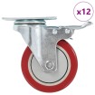 Ruedas giratorias 12 unidades 100 mm