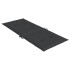 Cojín silla de jardín respaldo alto 6 uds tela negro