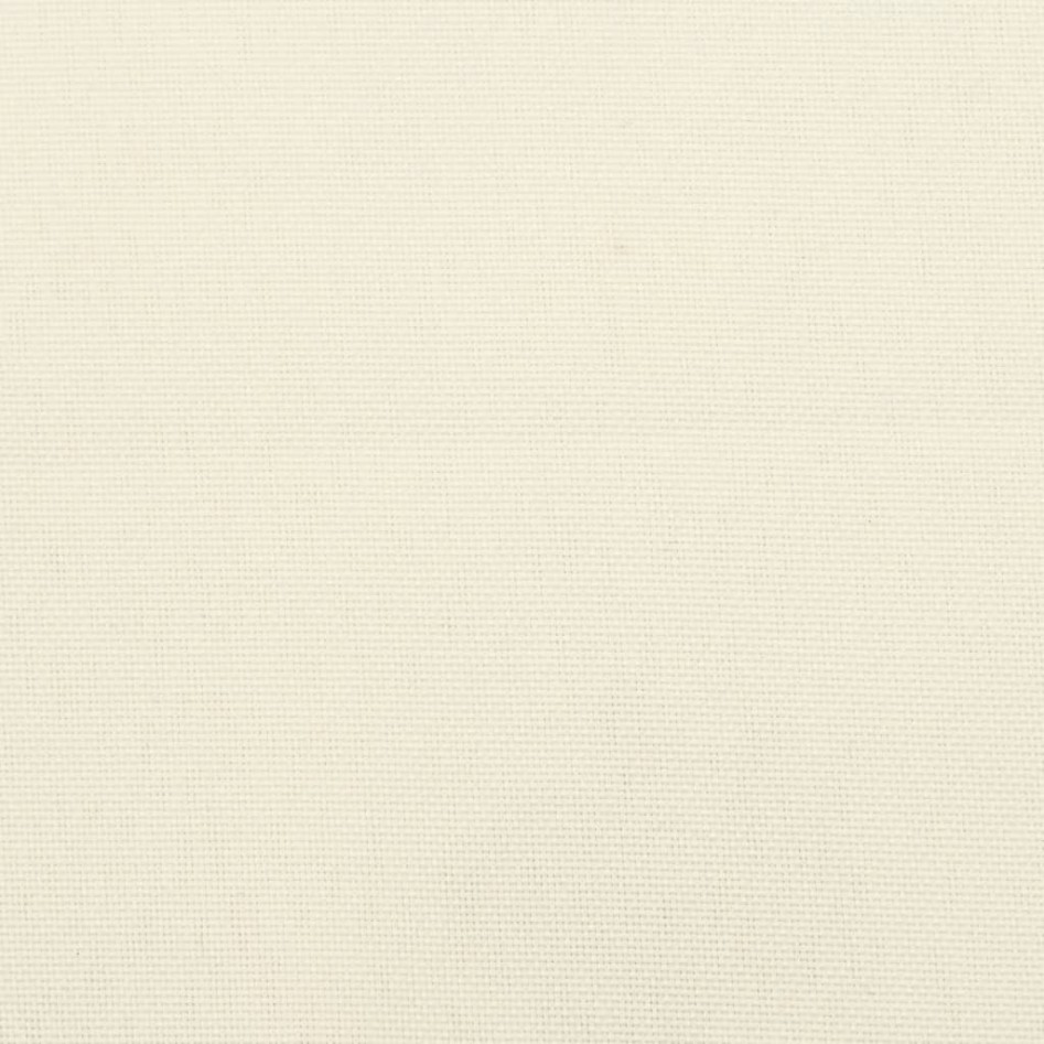 Cojín de tumbona de tela Oxford crema 200x70x3