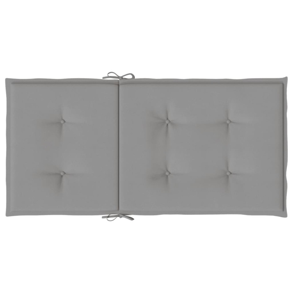 Cojín silla jardín respaldo bajo 6 uds tela Oxford