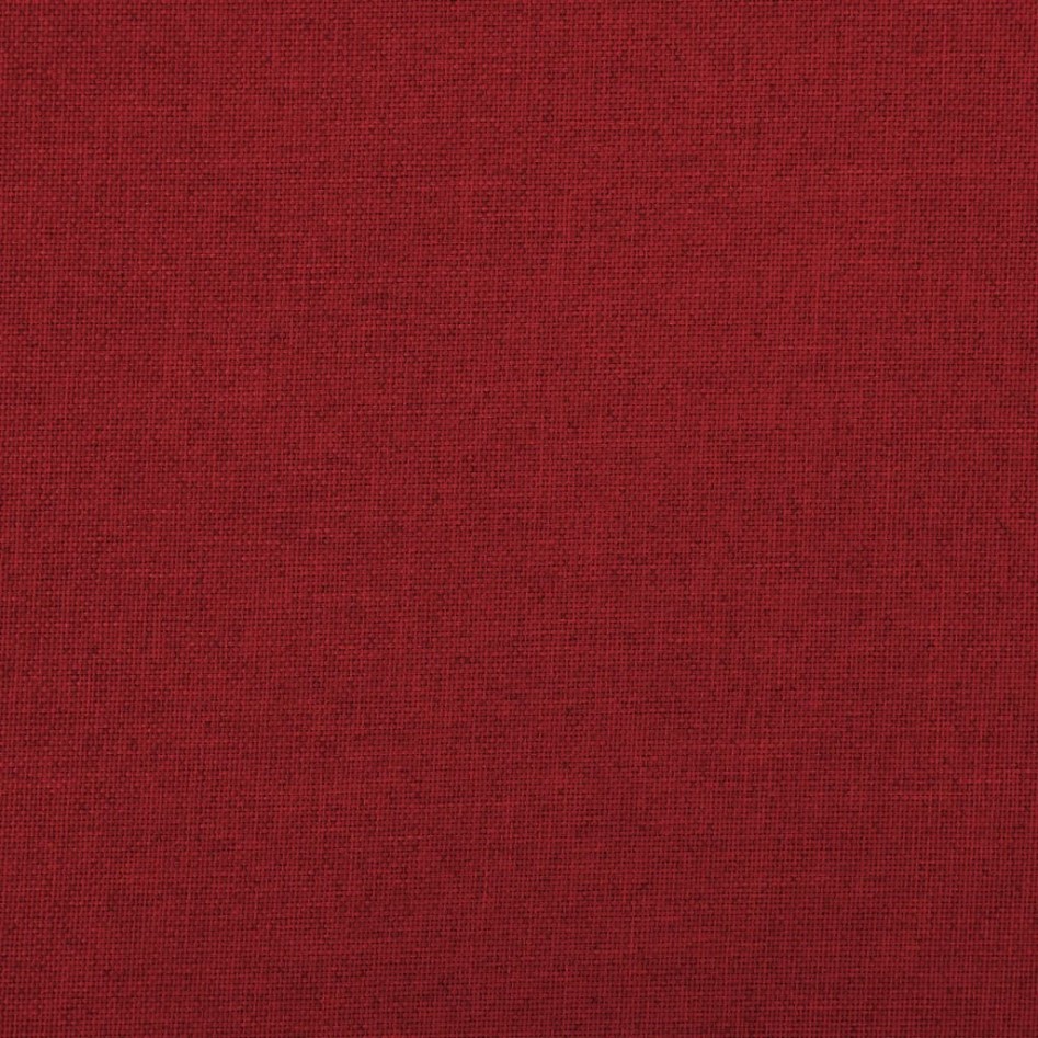 Banco almacenaje plegable lino sintético rojo tinto 76x38x38