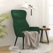 Sillón de relax de tela verde oscuro
