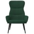 Sillón de relax de tela verde
