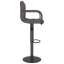 Taburete de cocina tela gris