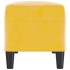 Banco de terciopelo amarillo 100x35x41