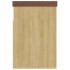 Banco zapatero con cojín madera ingeniería sonoma 80x30x47