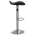 Taburete de cocina 2 uds acero cromado cuero artificial