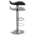 Taburete de cocina 2 uds acero cromado cuero artificial