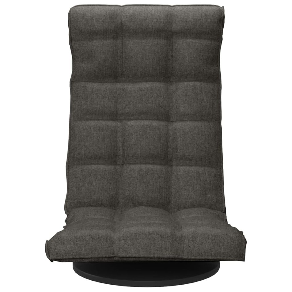 Silla de suelo giratoria tela gris
