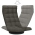 Silla de suelo giratoria tela gris