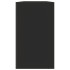 Banco zapatero de madera contrachapada negro 80x24x45