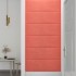 Paneles de pared 12 uds terciopelo rosa 90x30 cm 3,24