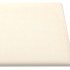 Paneles de pared 12 uds terciopelo color crema 90x15 cm 1,62