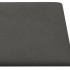 Paneles de pared 12 uds terciopelo gris oscuro 90x15 cm 1,62