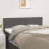 Cabeceros 2 unidades cuero sintético gris 72x5x78/88