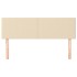 Cabeceros 2 unidades tela color crema 72x5x78/88