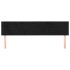 Cabeceros 2 unidades de terciopelo negro 80x5x78/88
