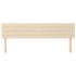 Cabeceros 2 unidades de tela color crema 80x5x78/88
