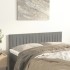 Cabeceros 2 unidades terciopelo gris claro 72x5x78/88
